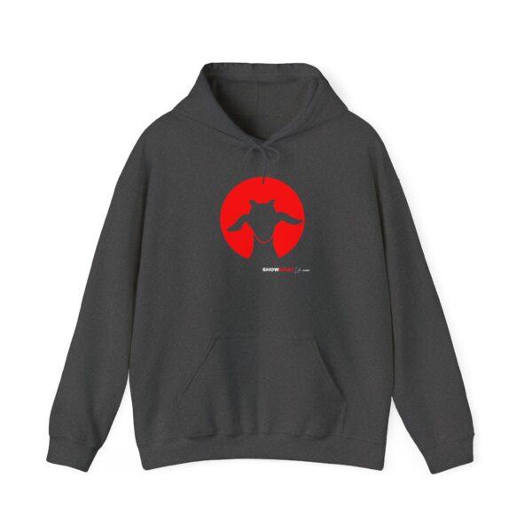 Unisex Heavy Blend Hooded Sweatshirt – Showgoat Design in Red - Image 17