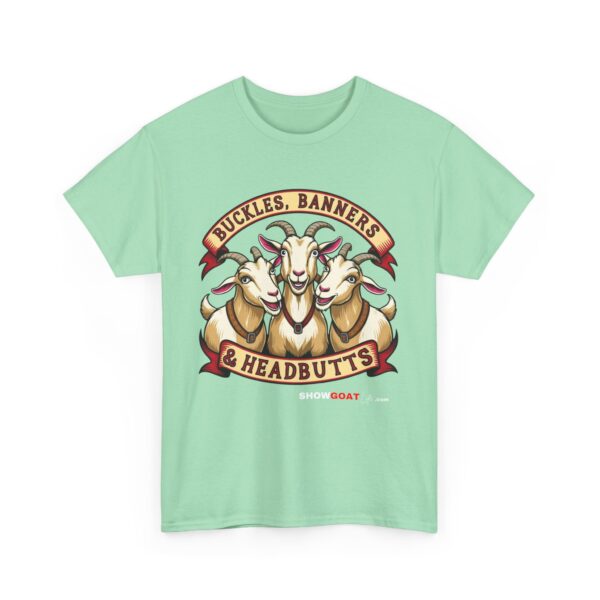 Funny Goat Lovers Unisex Heavy Cotton Tee - Buckles, Banners & Headbutts - Image 15